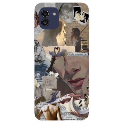 Samsung A03 Dice Transparent Silicone TPU Θήκη