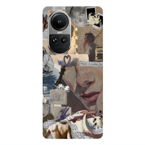 Oppo Reno10 5G Dice Transparent Silicone TPU Θήκη