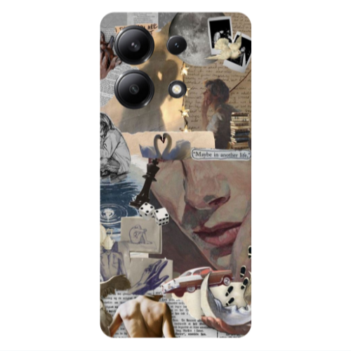 Xiaomi Redmi Note 13 4G Dice Transparent Silicone TPU Θήκη