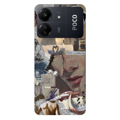 Xiaomi Poco C65 Dice Transparent Silicone TPU Θήκη