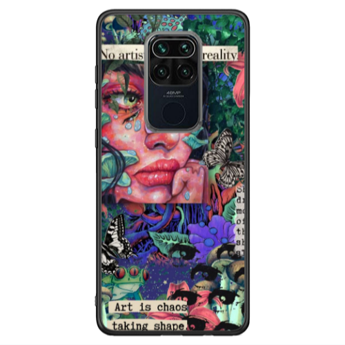Xiaomi Redmi Note 9 Taking shape Black Glossy Θήκη