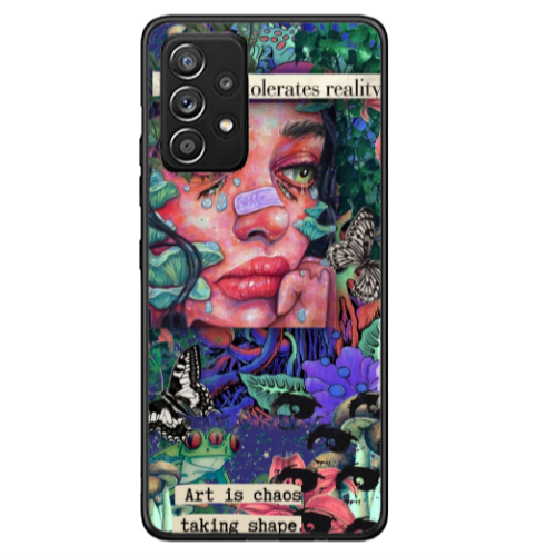 Samsung A33 Taking shape Black Glossy Θήκη