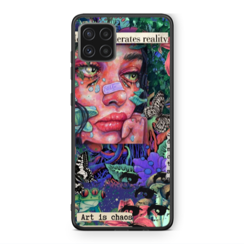Samsung A22 4G Taking shape Black Glossy Θήκη