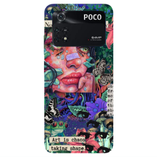 Xiaomi Poco M4 Pro 4G Taking shape Transparent Silicone TPU Θήκη