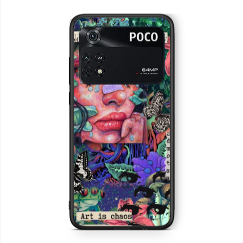 Xiaomi Poco M4 Pro 4G Taking shape Black Glossy Θήκη