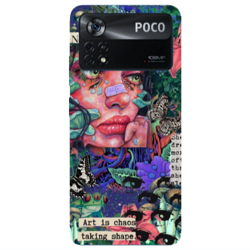 Xiaomi Poco X4 Pro Taking shape Transparent Silicone TPU Θήκη