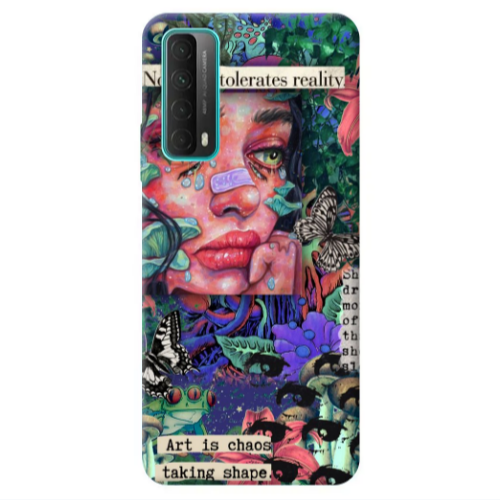 Huawei P Smart 2021 Taking shape Transparent Silicone TPU Θήκη