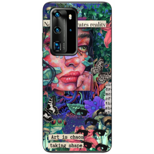 Huawei P40 Pro Taking shape Transparent Silicone TPU Θήκη