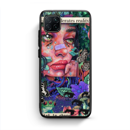 Huawei P40 Lite Taking shape Black Glossy Θήκη