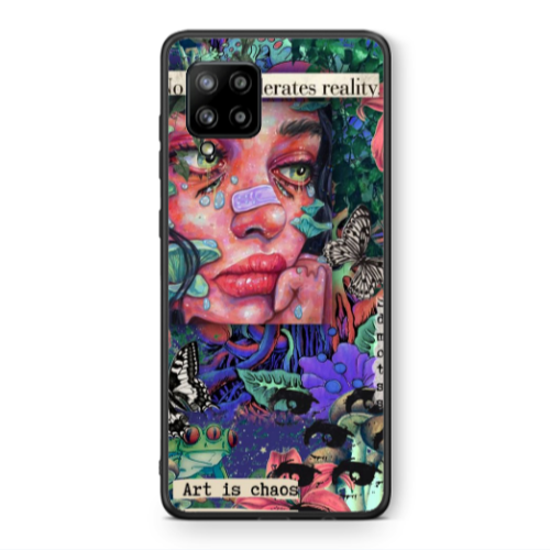 Samsung A42 5G Taking shape Black Glossy Θήκη