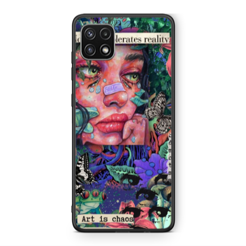 Samsung A22 5G Taking shape Black Glossy Θήκη