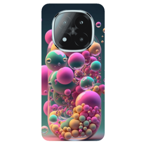 Xiaomi Redmi Note 14 Pro + 5g Bubbles Transparent Silicone TPU Θήκη