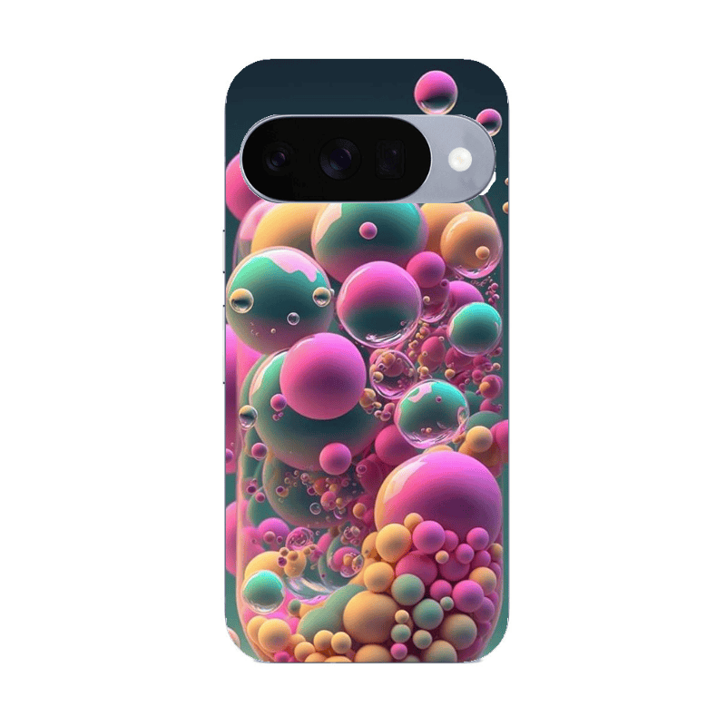 Google Pixel 10 Bubbles Transparent Silicone TPU Θήκη