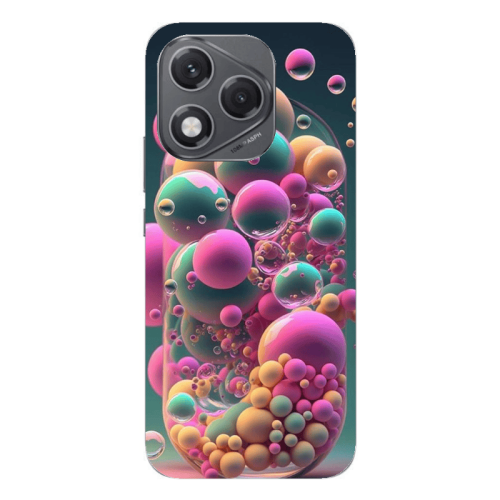 Honor 400 Lite Bubbles Transparent Silicone TPU Θήκη