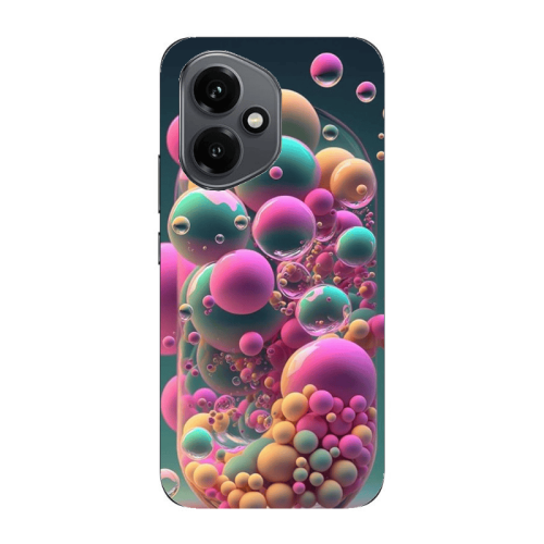 Honor Magic 400 Bubbles Transparent Silicone TPU Θήκη