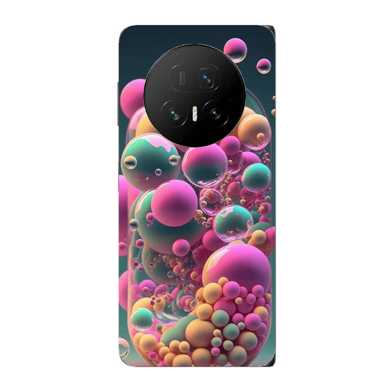 Honor Magic V5 Bubbles Transparent Silicone TPU Θήκη