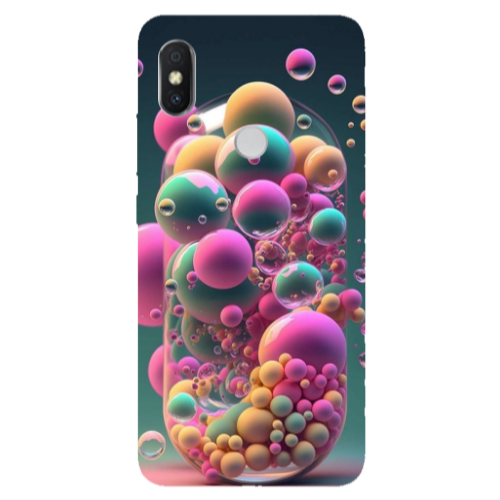 Xiaomi Redmi S2 Bubbles Transparent Silicone TPU Θήκη