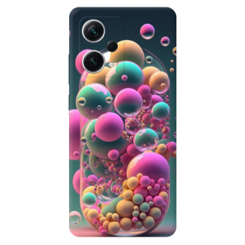 Xiaomi Redmi Note 12 5G Bubbles Transparent Silicone TPU Θήκη
