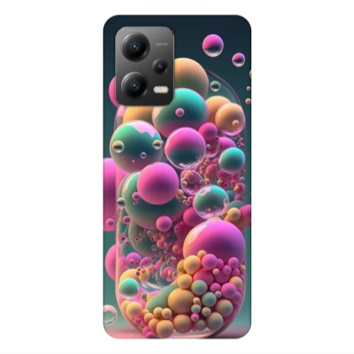 Xiaomi Poco X5 Bubbles Transparent Silicone TPU Θήκη