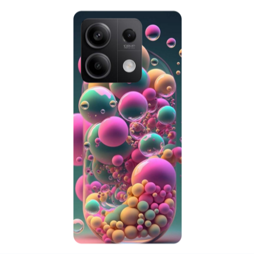 Xiaomi Redmi Note 13 5G Bubbles Transparent Silicone TPU Θήκη