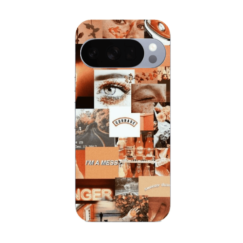 Google Pixel 10 Pro XL Peachy Haze Transparent Silicone TPU Θήκη