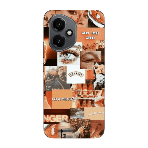 Honor Magic 400 Peachy Haze Transparent Silicone TPU Θήκη