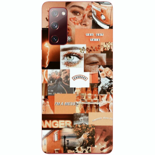 Samsung S20 FE Peachy Haze Transparent Silicone TPU Θήκη