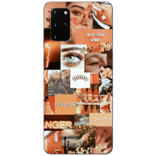 Samsung S20 Plus Peachy Haze Transparent Silicone TPU Θήκη