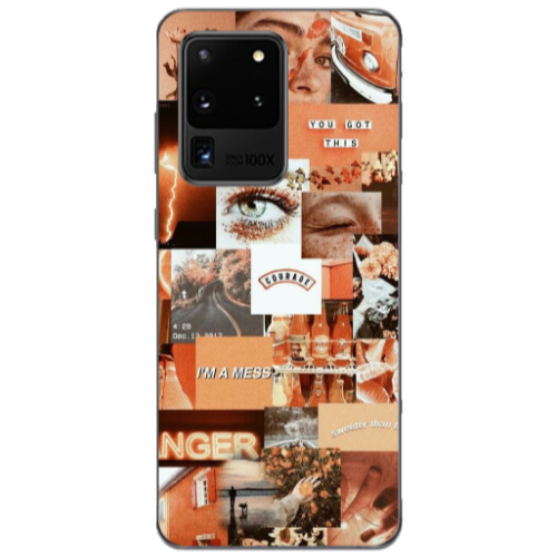 Samsung S20 Ultra Peachy Haze Transparent Silicone TPU Θήκη