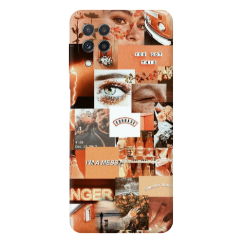 Samsung A22 4G Peachy Haze Transparent Silicone TPU Θήκη