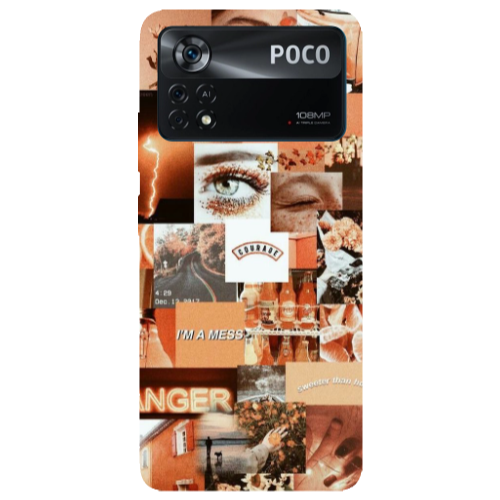 Xiaomi Poco X4 Pro Peachy Haze Transparent Silicone TPU Θήκη