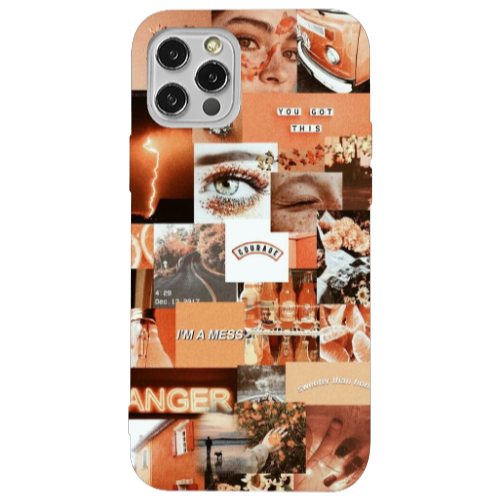 Apple iPhone 12 Pro Peachy Haze Transparent Silicone TPU Θήκη