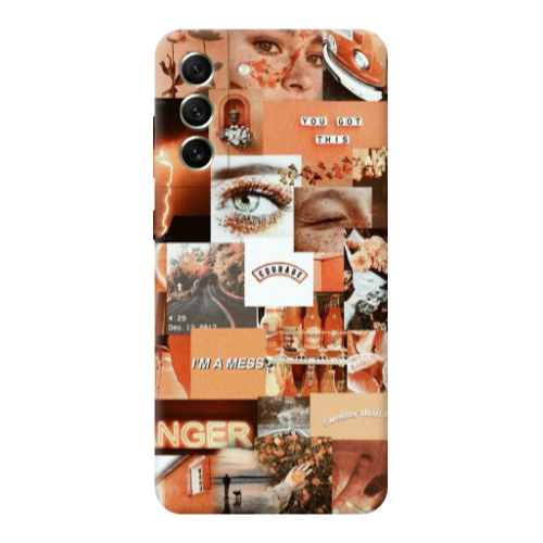 Samsung S21 PLUS Peachy Haze Transparent Silicone TPU Θήκη