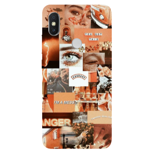 Xiaomi Redmi S2 Peachy Haze Transparent Silicone TPU Θήκη