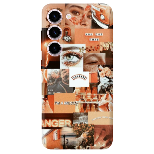 Samsung S23 Plus Peachy Haze Transparent Silicone TPU Θήκη