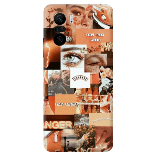 Xiaomi Poco F3 Peachy Haze Transparent Silicone TPU Θήκη