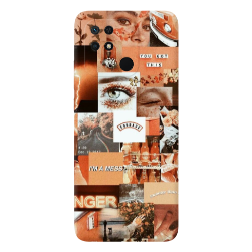 Xiaomi Poco C40 Peachy Haze Transparent Silicone TPU Θήκη