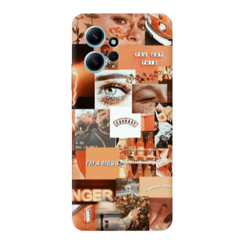 Xiaomi Redmi Note 12 4G Peachy Haze Transparent Silicone TPU Θήκη