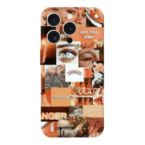 Apple iPhone 15 Pro Max Peachy Haze Transparent Silicone TPU Θήκη