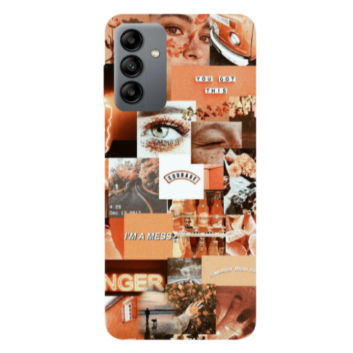 Samsung A13 5G Peachy Haze Transparent Silicone TPU Θήκη