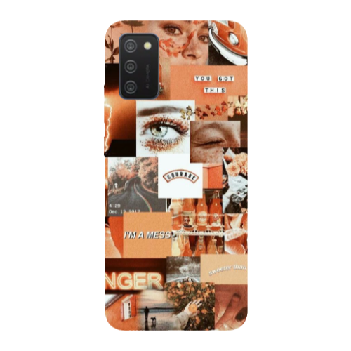 Samsung A02s Peachy Haze Transparent Silicone TPU Θήκη