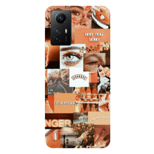 Xiaomi Redmi Note 12s Peachy Haze Transparent Silicone TPU Θήκη
