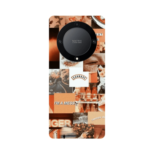 Honor Magic5 Lite 5G Peachy Haze Transparent Silicone TPU Θήκη