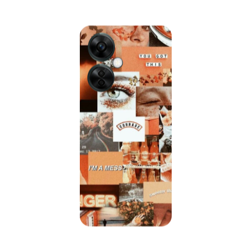Oneplus Nord CE 3 Lite 5G Peachy Haze Transparent Silicone TPU Θήκη