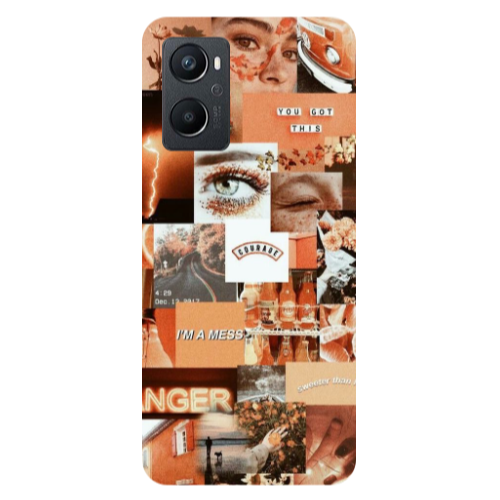 Oppo A 96 Peachy Haze Transparent Silicone TPU Θήκη