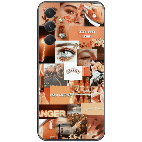 Samsung  Galaxy A05s Peachy Haze Transparent Silicone TPU Θήκη
