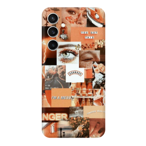 Samsung S24 Plus Peachy Haze Transparent Silicone TPU Θήκη