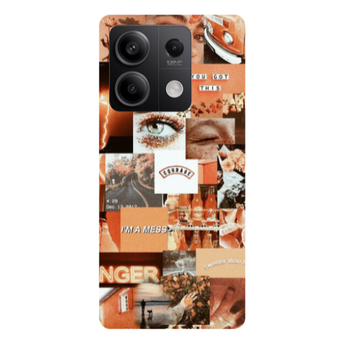 Xiaomi Redmi Note 13Pro 5G Peachy Haze Transparent Silicone TPU Θήκη