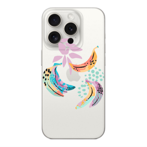 Apple Iphone 16 Pro Max Banana  Transparent Silicone TPU Θήκη