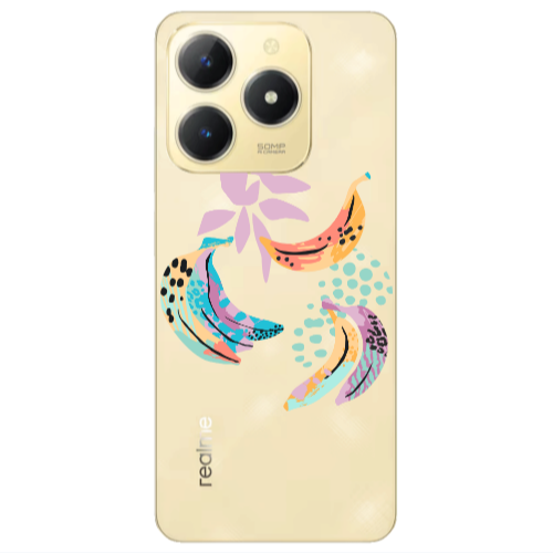 Realme C61 Banana  Transparent Silicone TPU Θήκη